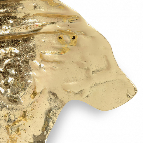 Ручка-кнопка Pull Cast Leaf Polished Brass Leaf EA1053