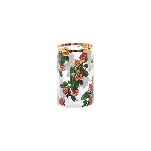 Ваза Seletti Roses Small Toiletpaper Glass Vase 14163