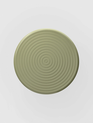Стол Tom Dixon Groove Small Round Moss Groove GRRT02MO-M1