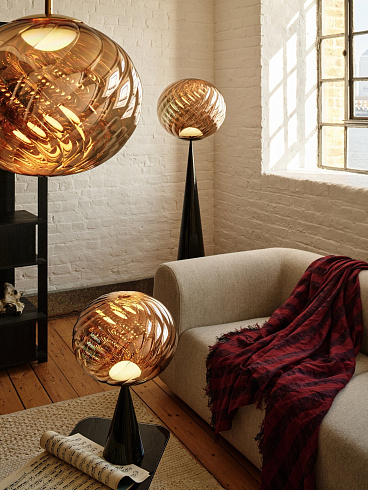 Плед Tom Dixon Band 160x200 cm, Burgundy&Black Linen Blend  Band BATH160BUR