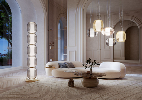 Напольный светильник Contardi Alma Totem Fumé Alma ACAM.006024