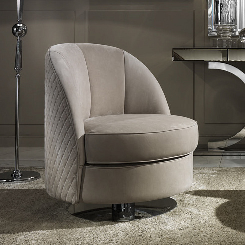 Кресло DV Home Collection Charlotte Girevole Charlotte Charlotte Poltrona Girevole