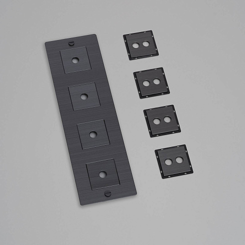 Рамка Buster and Punch 4G Vertical with infils smoked bronze Plates and Modules CPL-092404