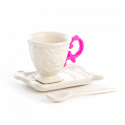 Кофейная пара Seletti I-Coffee Fuchsia I-Wares 09859_FUC