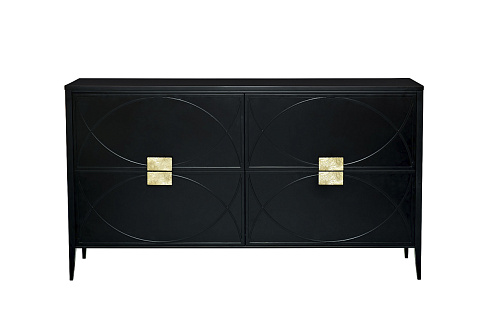 Комод черный  см Garda Decor 151SV-00001 