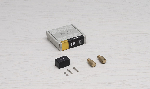 Ручка-кнопка Buster and Punch Knob Cast Welders Black set of 2 Cast UFK-481275