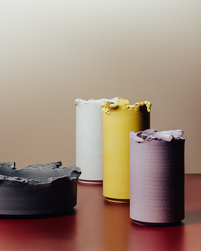 Ваза Bitossi Ceramiche Clay 30 white Clay FAN00007