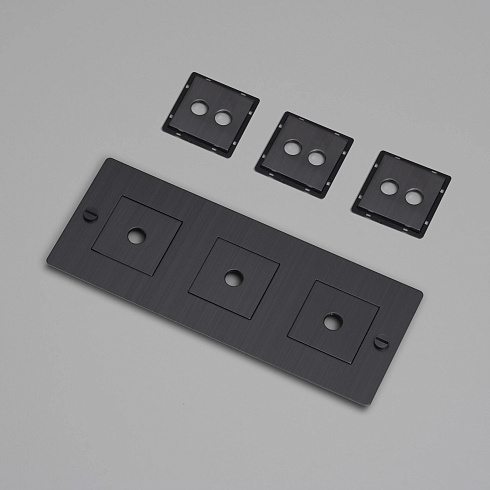 Рамка Buster and Punch 3G Horizontal with infils smoked bronze Plates and Modules CPL-092003