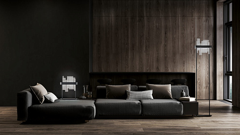 Торшер Masiero Ribbon Matt black Ribbon RIBBON STL+v90