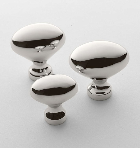 Ручка-кнопка Rejuvenation Large Oval Polished Nickel Oval 2768388