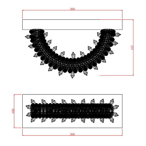 Настенный светильник Delight Collection MD-0120B-wall chrome MD-012