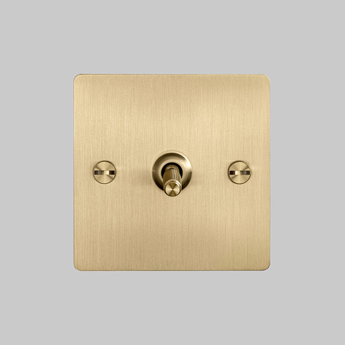 Переключатель Buster and Punch 1G Intermediate Toggle Brass Switches UK UK-TO-CO-INT-BR-A