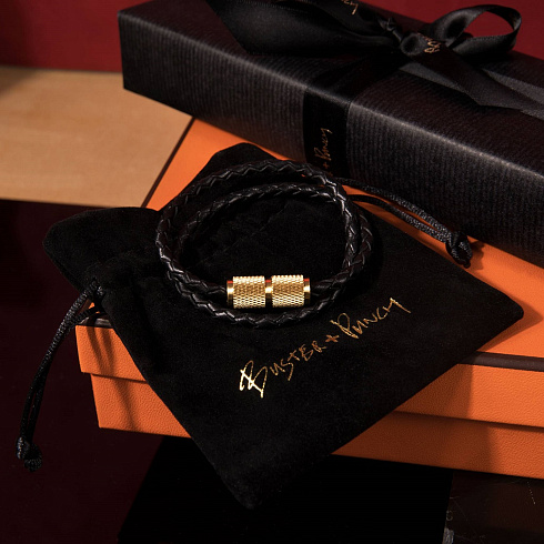 Браслет Buster and Punch Double Bracelet 40 Brass B+P Jewellery UK-B1-D-40-BR-A