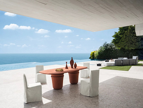 Уличный стол Gervasoni Kasane 33 Terracotta  Kasane