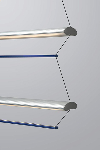 Система A-N-D Tier 150 3H + 2V Anodized Silver/Sapphire Tier TIE-150-3H-2V-P-AS-SA