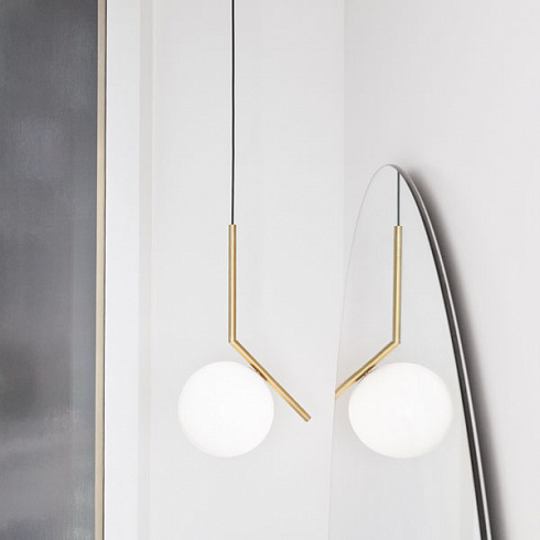 Подвесной светильник Flos IC Lights S2 brass Ic Lights F3176059