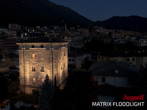 Уличный светильник AUGENTI Matrix Floodlight 14W 2700K 12 on/off Matrix 2800P/HP50.NB