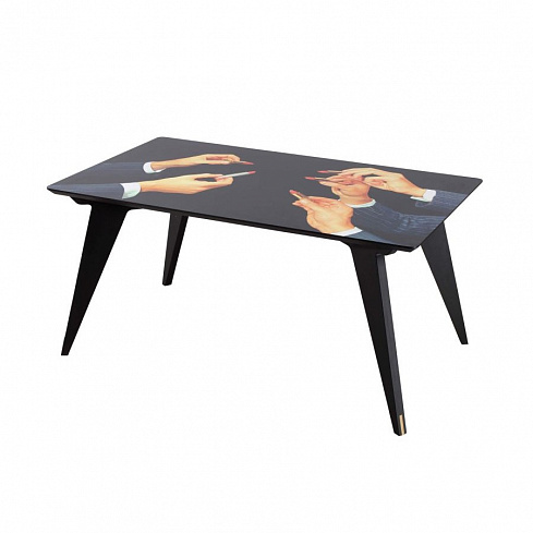 Обеденный стол Seletti Lipstick Black Toiletpaper Furniture 14450