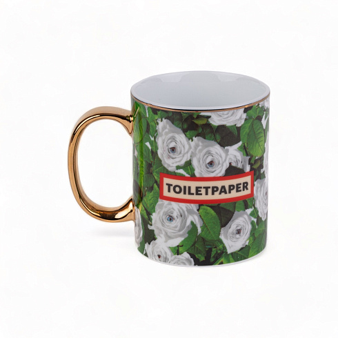 Кружка Seletti Roses Toiletpaper Porcelain 17218