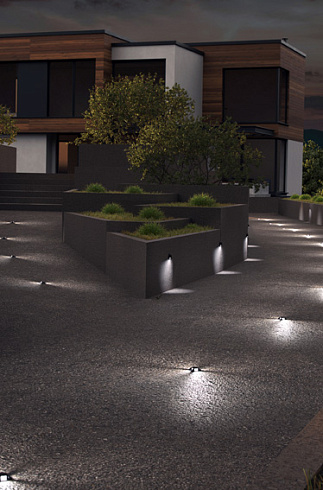 Настенный светильник AUGENTI Cut 45 2W 2700K on/off Cut 4045R/HRCC1L