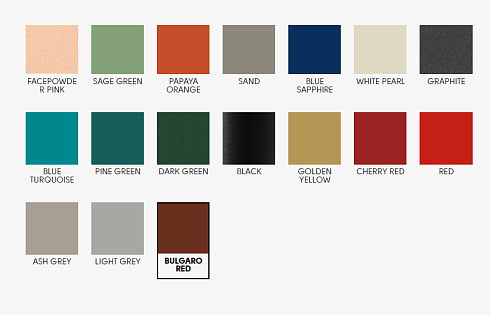 Журнальный столик Midj Leo HPL d50 Bulgaro Red Leo Leo CT H59 D50 FRB