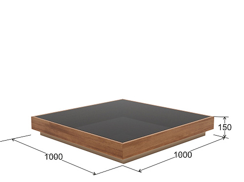 Журнальный стол Delight Collection Outdoor Sabbia Sabbia Sabbia Coffetable