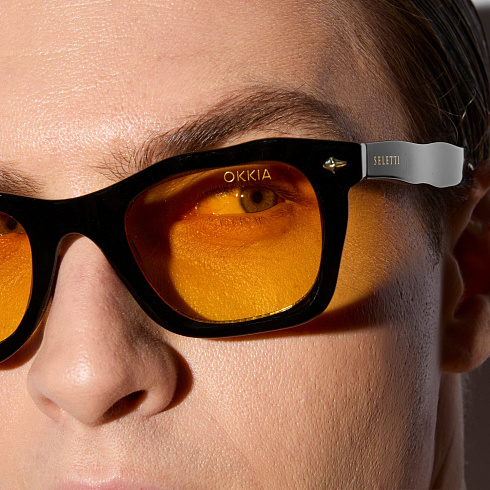 Солнцезащитные очки Seletti DAKOTA - Green Gradient SELETTI X OKKIA OKS02-BY