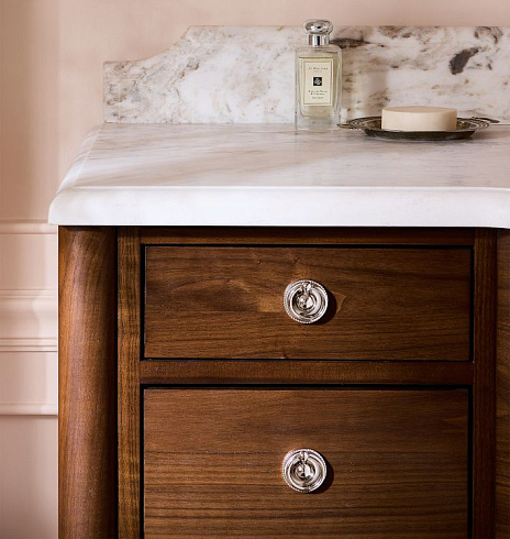 Ручка-кнопка Rejuvenation Hans Drop Ring Oil-Rubbed Bronze Hans 239092