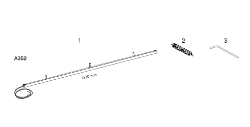 Профиль Vibia Circus A352 Beige M1 210cm Circus A35224/0M_10