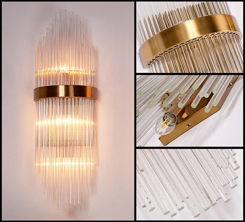 Настенный светильник Delight Collection BRWL7024 gold Wall lamp