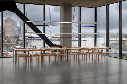 Система A-N-D Tier 150 3H + 2V Anodized Silver/Sapphire Tier TIE-150-3H-2V-P-AS-SA