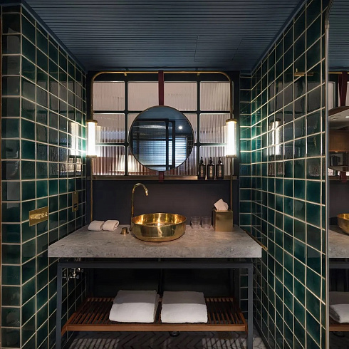 Диммер Buster and Punch 3G Cross Brass/brass Switches UK UK-DI-CO-3G-LED-BR-A