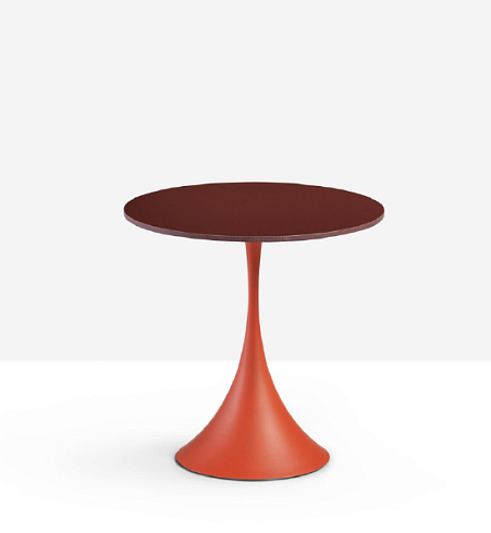 Журнальный столик Midj Leo Metal d50 White/Bronze Leo Leo CT H50 D50 E2