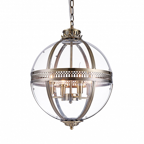 Люстра Delight Collection Residential 4 ant.brass Residential KM0115P-4M antique brass