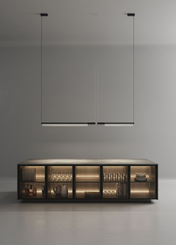Подвесной светильник Karman Groove 140 Matt black Groove SE335ANINT