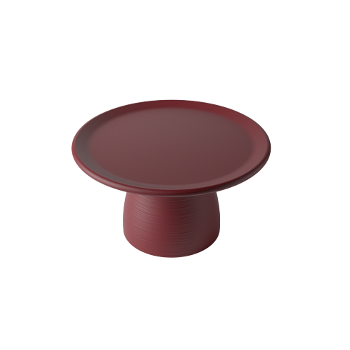 Приставной столик Qeeboo Totino 3 Low Indian Red Totino 79013IR