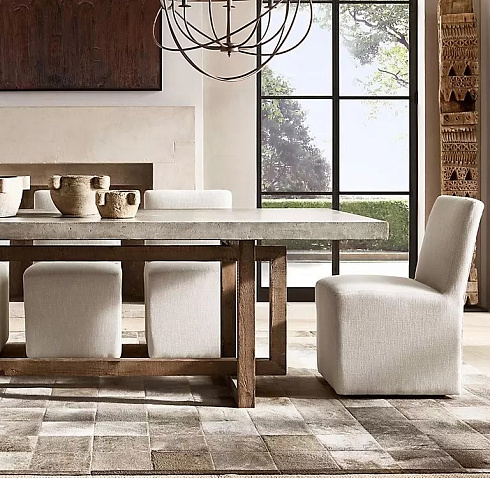 Обеденный стол Delight Collection Outdoor Stone 240 Stone Stone Table 240х100х75h