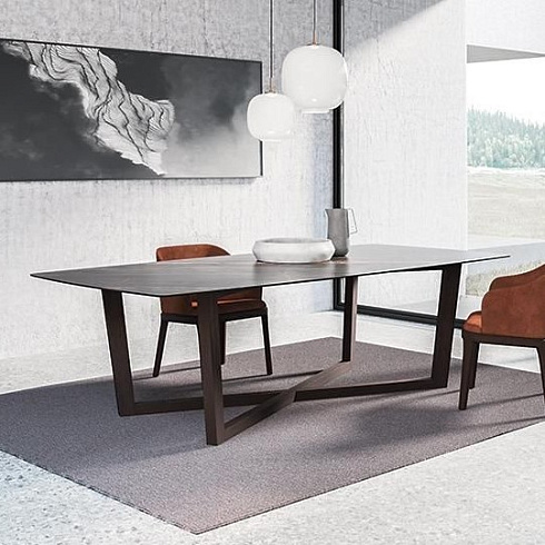 Обеденный стол Imperial Line Feng Shui Feng Shui T04C-01.10.03+wenge/sahara noir
