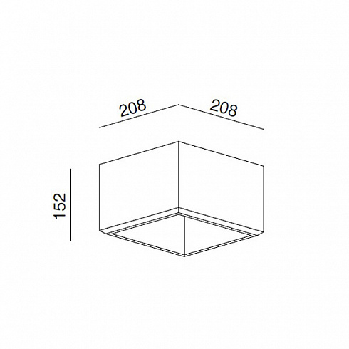 Встраиваемый светильник Wever & Ducre 12754 HIDE RECESSED BOX BIG HIDE