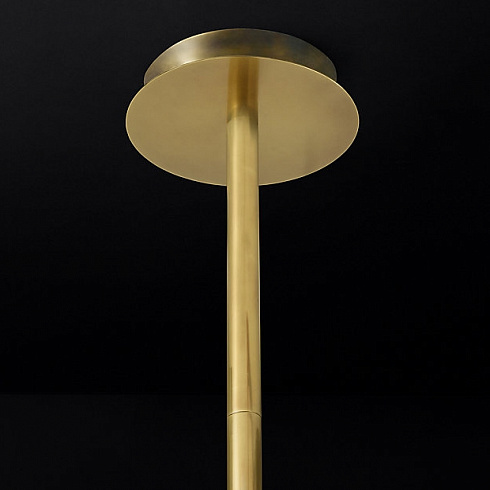 Люстра Restoration Hardware Glass Globe Mobile 46" Lacquered Burnished Brass Glass Globe 68090116 LBB
