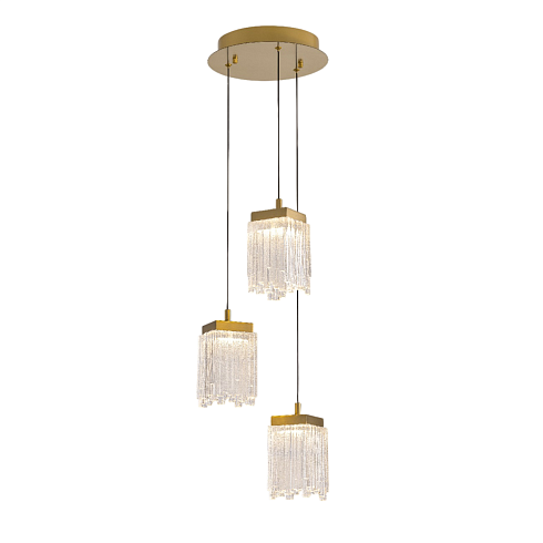 Подвесной светильник Delight Collection MD25020403-3A2 Satin gold, LED/16.4W, 3000K dimmable MD25020403 MD25020403-3A2 satin gold