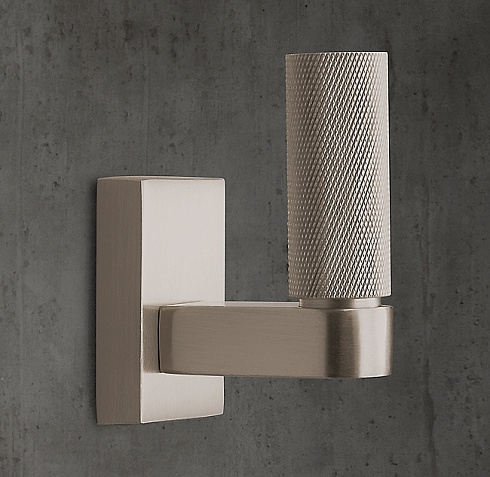 Крючок Restoration Hardware Lambeth Knurled Small Satin Nickel Lambeth Knurled 24170053 SNCK