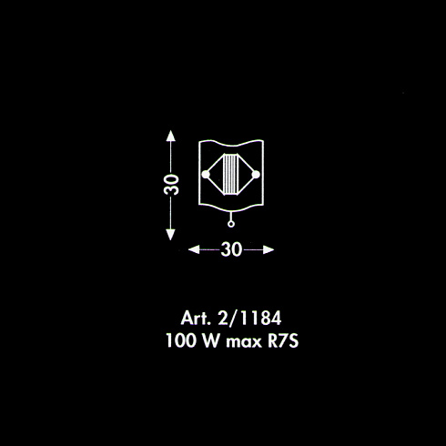 Настенный светильник Sothis 2/1184-7-91 1184