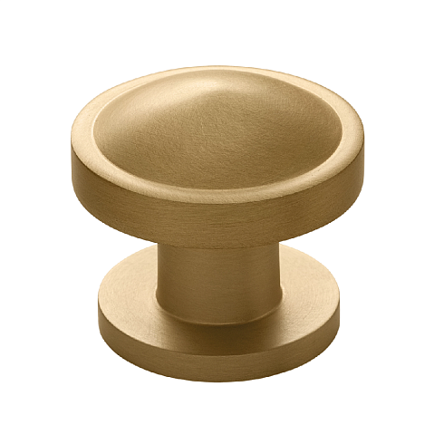 Ручка-кнопка Restoration Hardware Anson d3.2cm Lacquered Burnished Brass Anson 10113985 LBB 