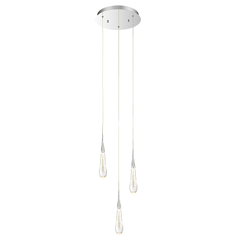 Подвесной светильник Delight Collection DD20591-3 chrome Pour