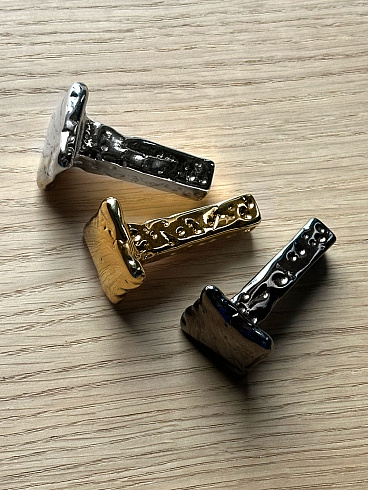 Крючок Opinion Ciatti Chiodo Schiaccia Chiodo Gold 24K Set of 4 Chiodo CSC4 G