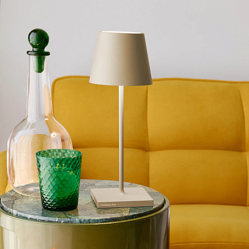 Настольная лампа Zafferano Poldina mini Sand Poldina LD0320S3