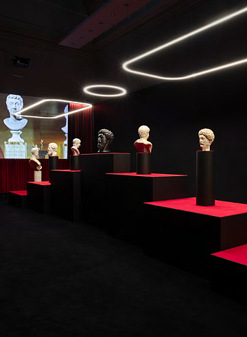 Подвесной светильник ILTI LUCE Zirkol Square-Q 77W 4000K Dali Black  Zirkol BZRQ1606G15NNE