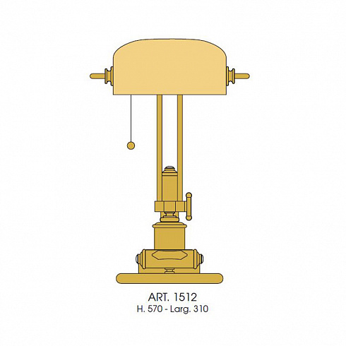 Настольная лампа Moretti Luce 1512.V.8 SAMOA