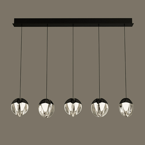 Подвесной светильник Delight Collection MD24001033-5B black/clear MD24001033